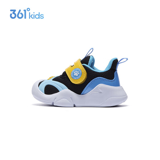 361 Kinderschuhe, Kindersportschuhe 25 vier Jahreszeiten, Männer und Frauen, leicht und weich und elastisch, Kinderschuhe, Babyschuhe, schwarze 23