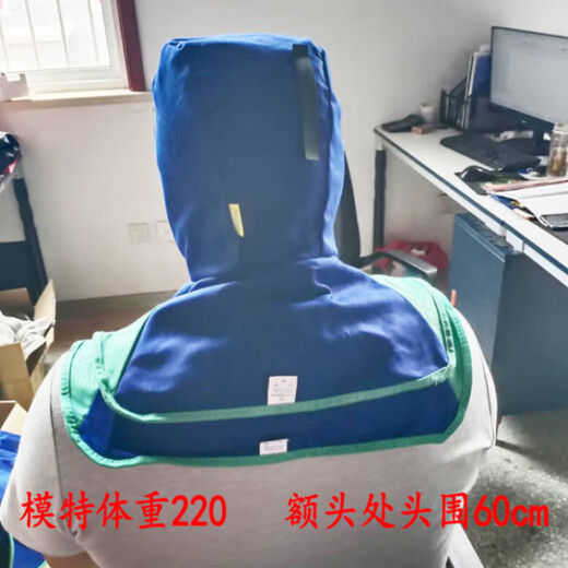 欧蔓若莉 欧蔓若莉 头套23-6680阻燃电焊工风帽护加肥防火防烫火狐狸夏季披 23-3519椰风夏季款
