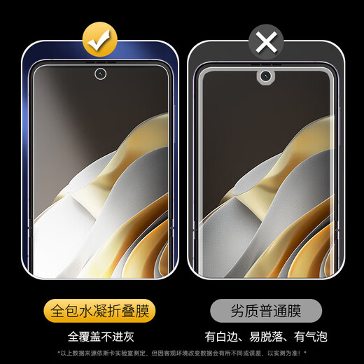 依斯卡适用vivo X Flip水凝膜 vivoxflip手机软贴膜【内外膜一套】高清全胶防刮防指纹非钢化保护 JM680