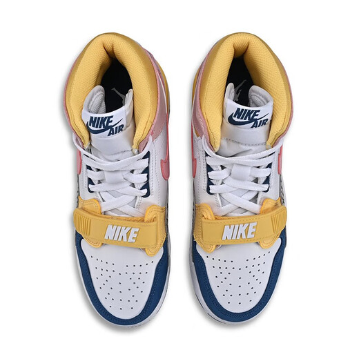 耐克（NIKE）鞋子女鞋AIR JORDAN AJ312女子休闲高帮篮球鞋防滑透气运动鞋 FD9909-161 粉白色 38