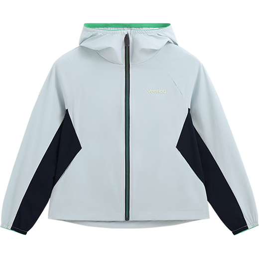 YEEHOO children's jacket boys' sun protection clothing autumn fashion casual sports wind-drying top autumn clothing new small and medium-sized children's clothing dynamic lightweight unlimited-blue 130