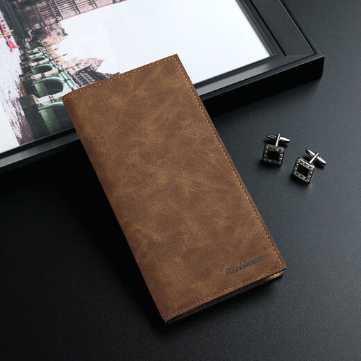 Ruipa Мужской кошелек Long Youth Multi-Card Casual Card Card Сумка японская и корейская модная индивидуальная ретро-кошелька ретро Black
