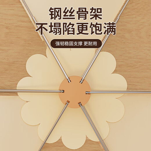 Чехол для посуды Youna, новый домашний обеденный стол 2025 года, на который можно положить мух, складной пылезащитный чехол, крышка для хранения остатков еды, крышка для посуды, круглая, 80 см, покрывает около 7-8 блюд