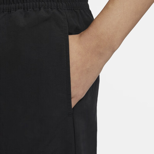 耐克（NIKE）官方EVERYTHING女子中腰短裤夏季运动裤梭织休闲FV6623 010黑/白 XL