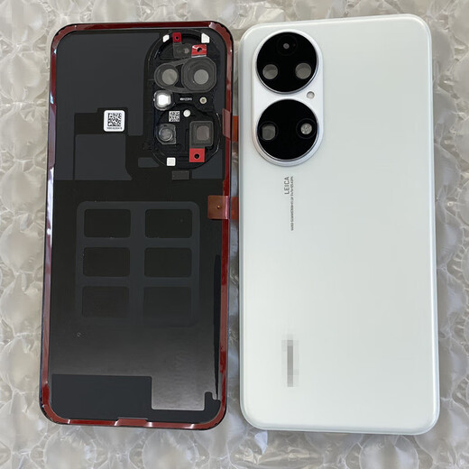 Huawei (HUAWEI) brand original, suitable for p50e disassembly, original glass back cover, p50pro, P50/E, obsidian black, full original disassembly, with frame accessories