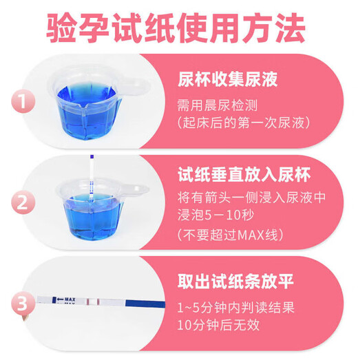 Pregnancy test stick early pregnancy test paper early pregnancy accurate test paper high precision pregnancy test strip pregnancy test pen for women 2 copies