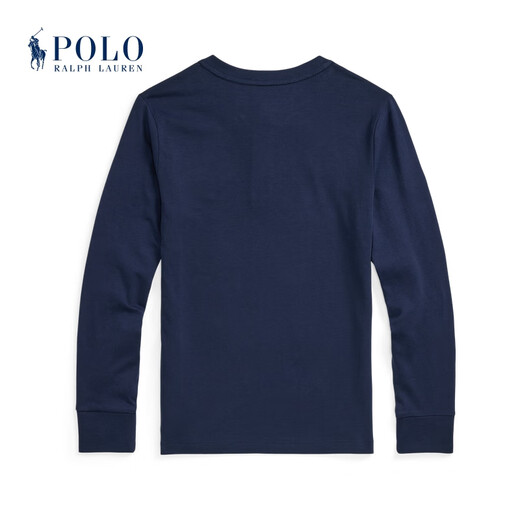 
Polo Ralph Lauren Boys Classic cotton jersey Henry shirt RL43151 410-Dark Blue L