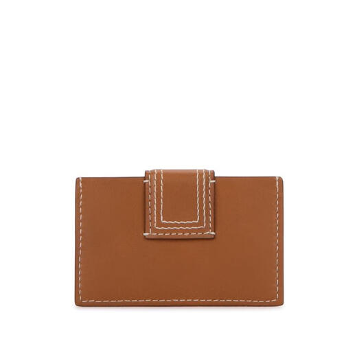 Jacquemus masculina de masa rectangular bolso de tarjeta de vaca de diseño de diseño simple billetera de moda billetera marrón unicode
