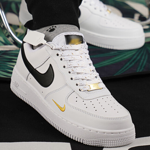 Shoe laces are suitable for Nike Nike Air Force One AF1 white and black hot cashew nut flower dunk flat shoe rope [white hot hot] ink laces 120cm (1 pair, single size