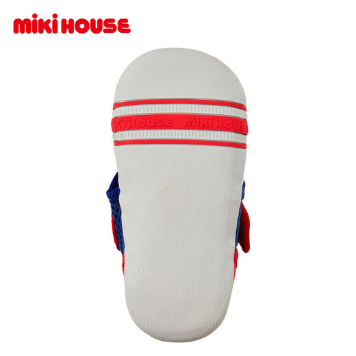 MIKIHOUSE sandals summer toe-toe girls' sandals non-slip breathable mesh baby boy toddler sandals baby shoes blue 13 inner length 13cm