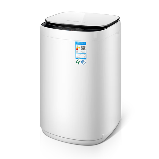 AUX mini washing machine, fully automatic small baby and children's baby underwear pulsator washing machine, with spin dryer, dryer, wash and remover, national supplement, 9KG wash capacity, white, wash and dryer