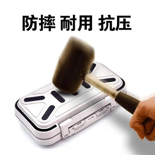 Handing Multifunctional Fishing Gear Accessories Storage Box Lure Bait Box Waterproof Fishing Accessories Box Lure Accessories Box Small Tool Box Small Ordinary Black 9 Grids