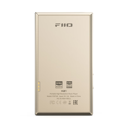 FiiO M21 HiFi player mp3 lossless music Android portable Bluetooth WiFi balanced DSD decoding player titanium gold