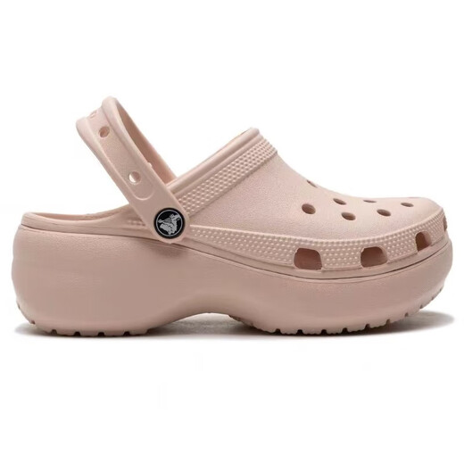 卡洛驰crocs 云朵洞洞鞋女士厚底休闲凉鞋卡骆户外沙滩鞋增高女鞋拖鞋 云朵骨白色 38 M6(240mm)