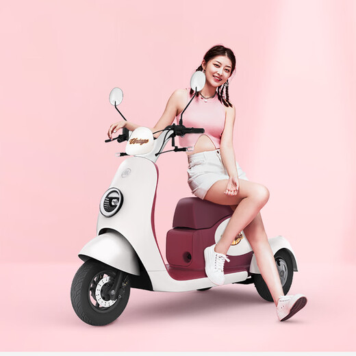 AIMA electric tricycle, household small electric car, elderly walking, parent-child small tricycle, picking up and dropping off children, electric tricycle, Kaixin Q70+ only this green + 60V20AH lead-acid