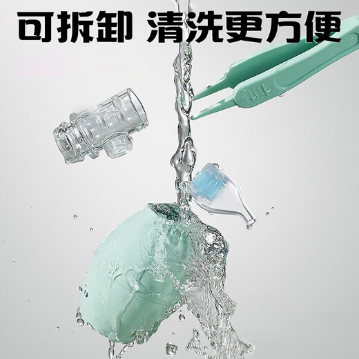 Renhe Nasal Aspiration Dispositif bébé Jeune Menstruelle Age nettoyage Nez Clip de nez Enfants Nasal Aspiration Nou nouveau-né Nasal Nasal Nasal Anti-réversement Dispositif d'aspiration nasal 1