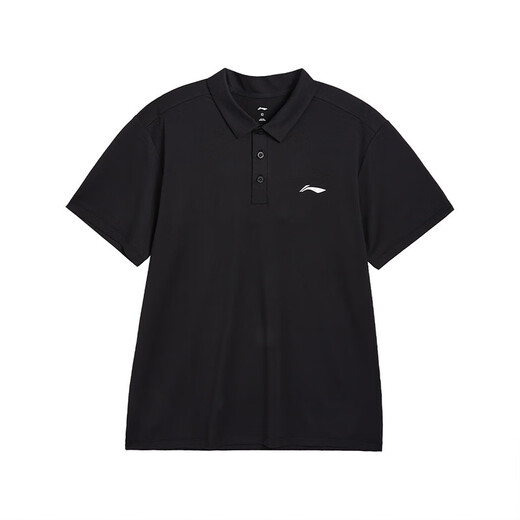 李宁（LI-NING）POLO衫速干短袖男士T恤舒适透气吸湿排汗翻领短袖凉感上衣男