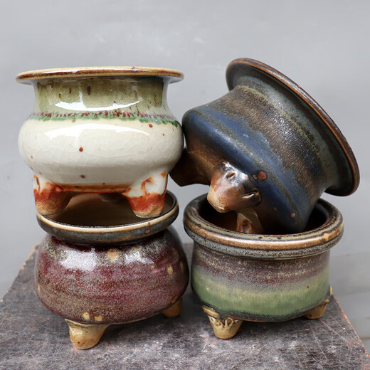 ZNMW2022 Autumn Nuevo producto Jingdezhen Cerámica fina de piedra retro de flujo glaseado POT
