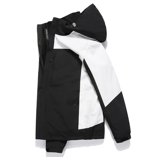 Oein Taizhou Xichuang Clothing Jacket Couple YKK Zipper Men's Three-in-One Detachable Two-piece Set Women's Fishing (Men's) Black XL