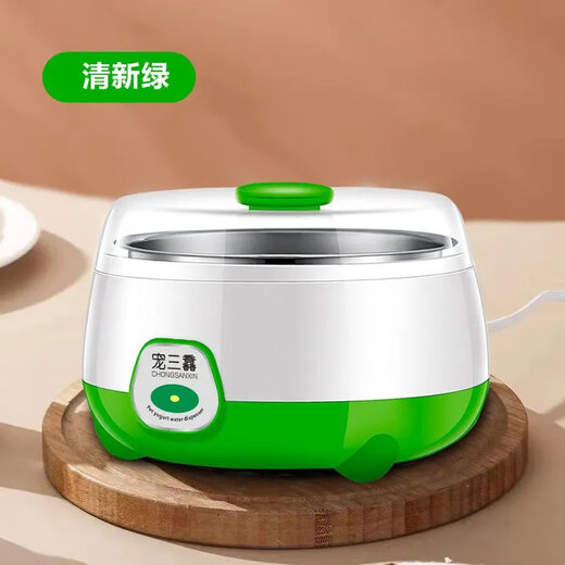 酸奶机猫咪喝水家用小型宠物恒温饮水机加热饮水器冬天加热猫狗碗 升级版清新绿【防咬线1.6m】