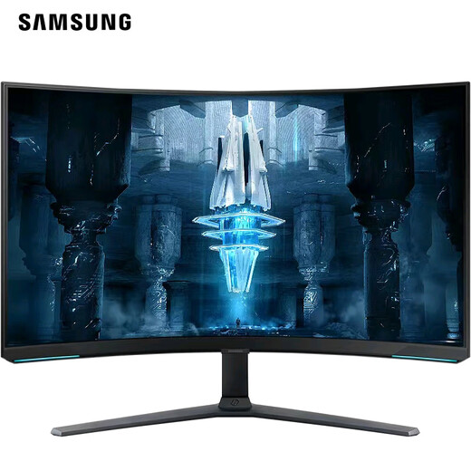三星（SAMSUNG）玄龙骑士G8 32英寸曲面4K miniled HDR2000 高刷游戏台式笔记本外接扩展 G85NB G7 电竞电脑显示器 240Hz白色 LS32BG854NCXXF