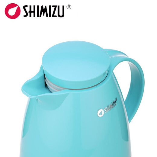 清水（SHIMIZU）清水SM-1391-100-150玻璃内胆保温壶瓶胆热水壶家用保温保冷暖壶 黄色1.0l