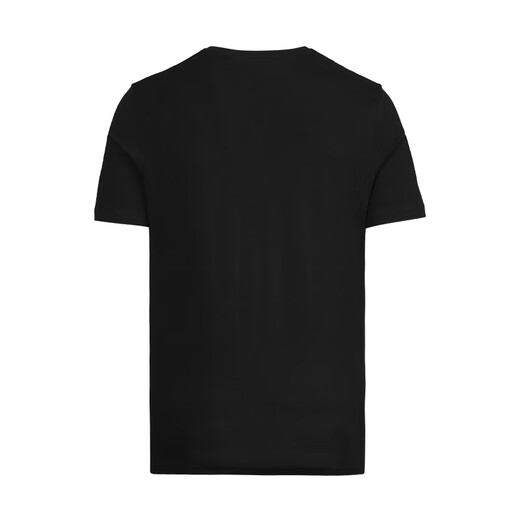 Hugo Boss (HUGO BOSS) luxury men's new summer style casual versatile simple round neck short sleeves holiday gift 12343 black 2XL