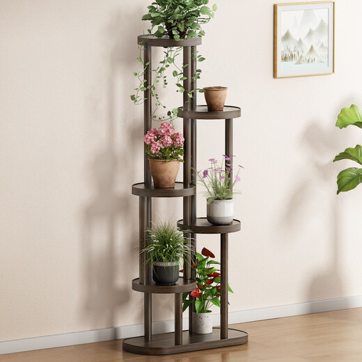 Anya flower rack balcony rack living room floor-standing plant rack green radish display rack green plant pot rack succulent flower pot rack