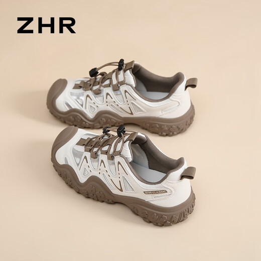 Chaussures de randonnée zhr pour femmes chaussures de suivi de ruisseau léger de sports de ruisseau léger pour femmes pour femmes épisser les chaussures pour femmes g683 riz brun 37