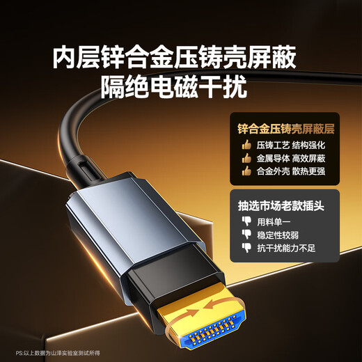 Shanzfaser-HDMI-Kabel 2.0 Version 4K60Hz Fieber-Fieber-Hochdefinition Kabel 3D Video Kabel Computer TV Set-Top Box Projector Display Engineering Dekoration Anschlusskabel 30m GXT30