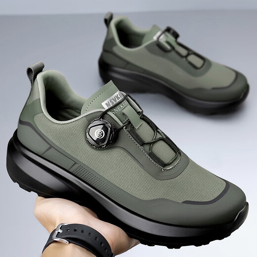 Sipuwang (Sipuwang) Zapatos de tendencia de jogging de jogging de venta de jogging transfronterizo 2025 zapatos de verano zapatos para hombres deportes casuales de montañismo al aire libre zapatos de tela transpirable LS3527 zapatos negros individuales 40 40