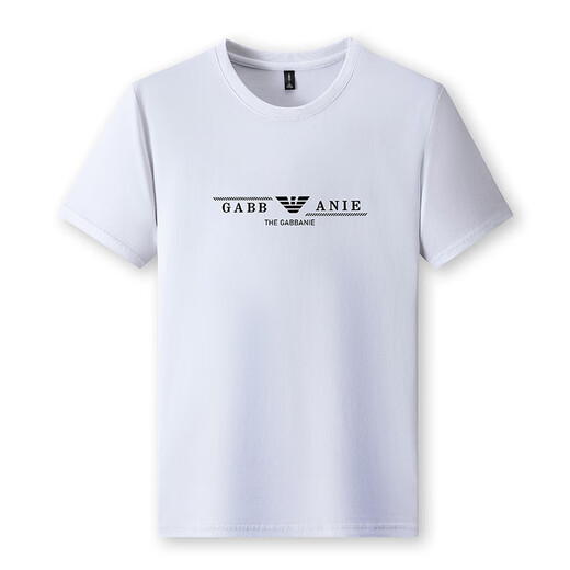 
Falamone Armani; FALAMONE Armani short-sleeved T-shirt men's summer new pure cotton round neck men's youth t-shirt brand solid color top 1518 gray 2XL 180 Recommended 150-170Jin [Jin equals 0.5 kg]