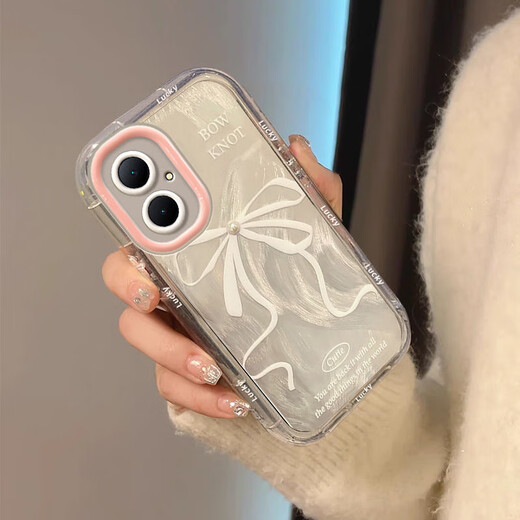 Лучший выбор подходит для Vivoy78+ Coase Mobile Phone y30 Peather Yarn Cream Y77 Силиконовый Y52S Girl Heart Bow Bow Y33S Полное покрытие Y76S Case Mobile Phore Vivoy73s Mrendy Brand Antifeath