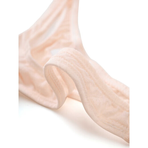 Tong de glaçon de glaçon pour hommes jacquard string transparent sexy-trousers en t personnalité de mode respirante et haute élasticité rose 44-53 Jin [Jin est égal à 0,5 kg]