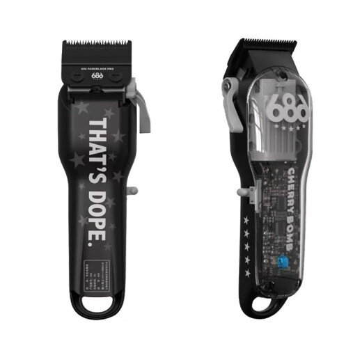 CherryBombcb Cherry 686 Push Push Push Salon Barber Shop Professional Gradiente Pastor de estilas Fader Motor sin escobillas 686 Grabado de grabado