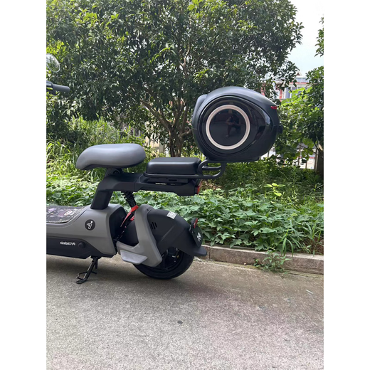 靠森Kaooseen适配9九号电动车V30C宝宝椅挡风板后视镜挂包拓展包 后座包-黑色
