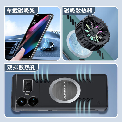 祖瞐薇真我gt5手机壳realmeGT5pro保护套RMX3820全包防摔3888磨砂超薄TG5硬壳oppo无边框realme男女散热 【丹霞橙】石墨烯散热车载磁吸送全屏钢膜 realme 真我 GT