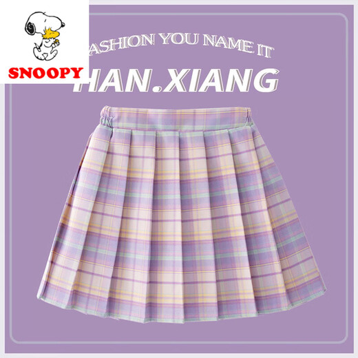 Snoopy Girls plissée jupe de style collégial jupe de style collégial pour enfants à la mode