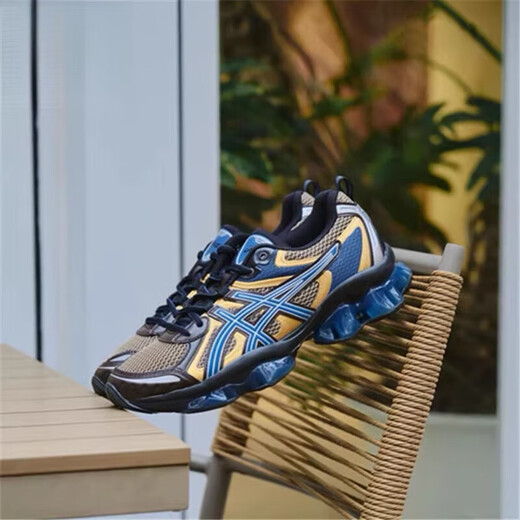亚瑟士（asics）GEL-Quantum Kinetic缓震复古跑鞋1203A270-202-101-253 白灰绿/1203A270-254 37.5235mm 38