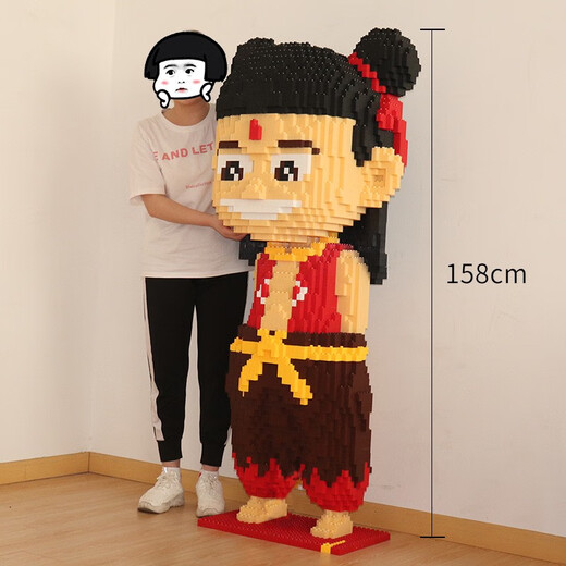 LEGO Exhibition Building Blocs, Big Mario Assemblé Toys, Puzzles difficiles pour hommes, ornements de salon, Dorae 9926 White Bear