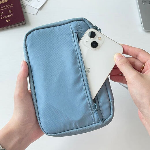 Passport y billetera Bolsa de almacenamiento en el extranjero Pasado de viaje portátil Pase de protección Caso de registro del hogar Cambio de tarjeta Grid/gran capacidad