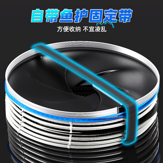 Source of Fishing New Fish Protector Special for Wild Fishing New Fishing Net Bag Black Pit Live Fish Bag Fishing Protector for Small Fish Households Rubberized Anti-hanging 25cm 2.0m Competitive Double Ring Multifunctional Fish Protector