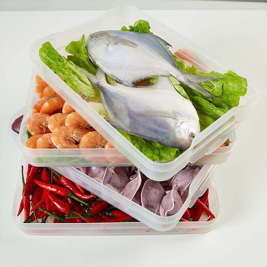 Green Apple Dumpling Box Frozen Dumpling Household Quick Frozen Dumpling Box Chaos Box Refrigerator Egg Fresh Storage Box Multi-layer Tray