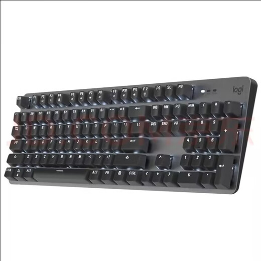 Logitech K845 Wired Gaming Mechanische Tastatur 104 Taste DIY Farb Keycap E-Sporttastatur Huhn Huhn Backbeleuchtung Metall Panel K845 Tee-Wellen-Clip-Puppe