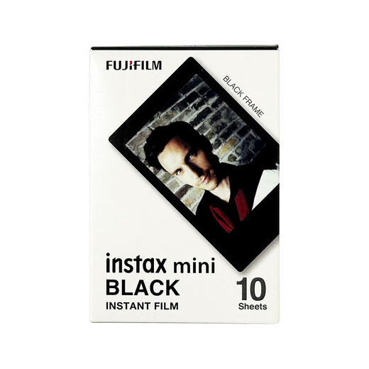 FUJIFILM instant photo paper is suitable for miniSE/11/12/99 white edge/color edge photo paper SQ square WIDE wide series photo paper mini black edge 10 sheets