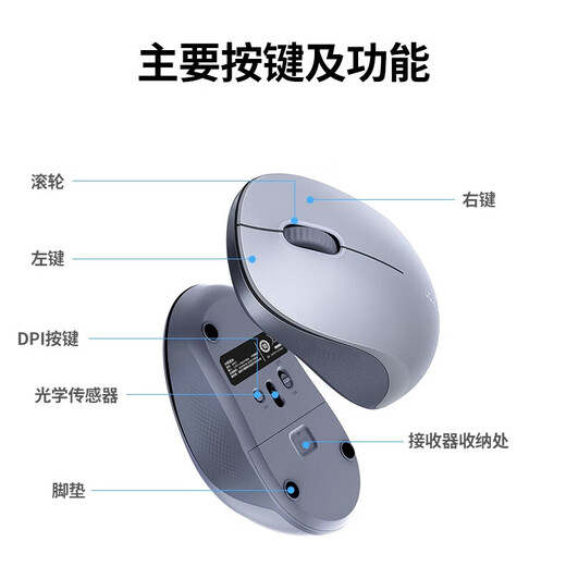 Green Link Wireless Mouse Light Sound Office Mouse Suitable for Huawei Xiaomi Laptop Desktop Computer USB Wireless Connection Mouse with Battery