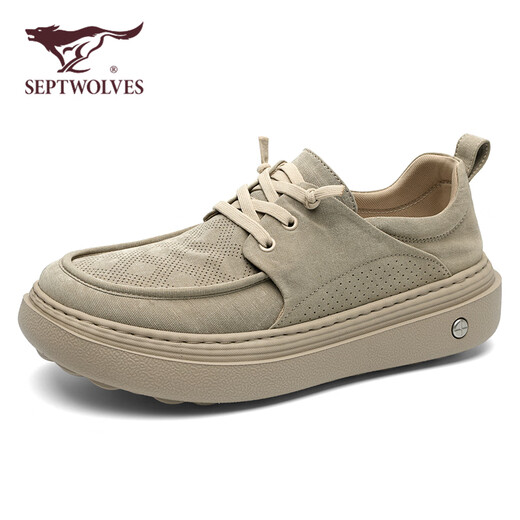 Siete lobos zapatos para hombres verano 2025 nuevos zapatos de lienzo