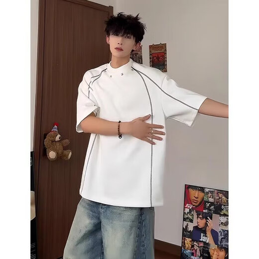 7 T-shirts à manches courtes rétro japonais de haute qualité HARAJUKU CHARFES