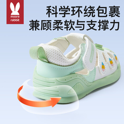Moertu Kinderschuhe 2025 Sommer neuer weicher Sohle Sneakers Jungen und Frauen stetige Schuhe atmungsaktive Hohlschuhe Anti-Kicking-Schuhe