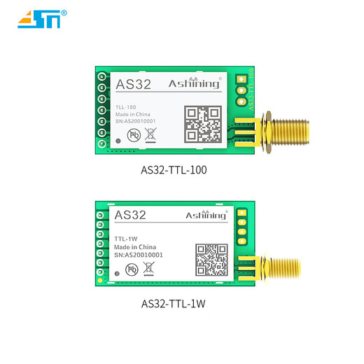 
LORA spread spectrum module SX1278 chip 433 wireless serial transceiver module UART interface 3000 meters AS32-TTL-100